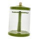 thumbnail image 4 of Vitrina transparente para muñecas, organizador a prueba de polvo, soporte portátil giratorio de 360 ​​grados para figuras de peluche y miniaturas. verde, 4 of 8