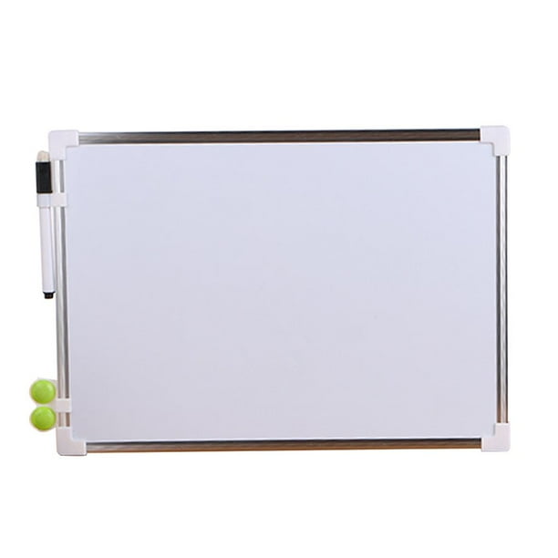Double Side Magnetic Whiteboard Office School Dry Erase Writing Board Pen Magnets Buttons Workhe