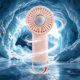 thumbnail image 5 of Handheld Small Fan Portable Mini Powerful Wind Fan Desktop Fan For Dormitory Office Home Use, 5 of 6