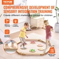 thumbnail image 2 of VEVOR Kids Balance Beam Stepping Stones Gymnastics Children Balance Board 6 PCS, 2 of 9