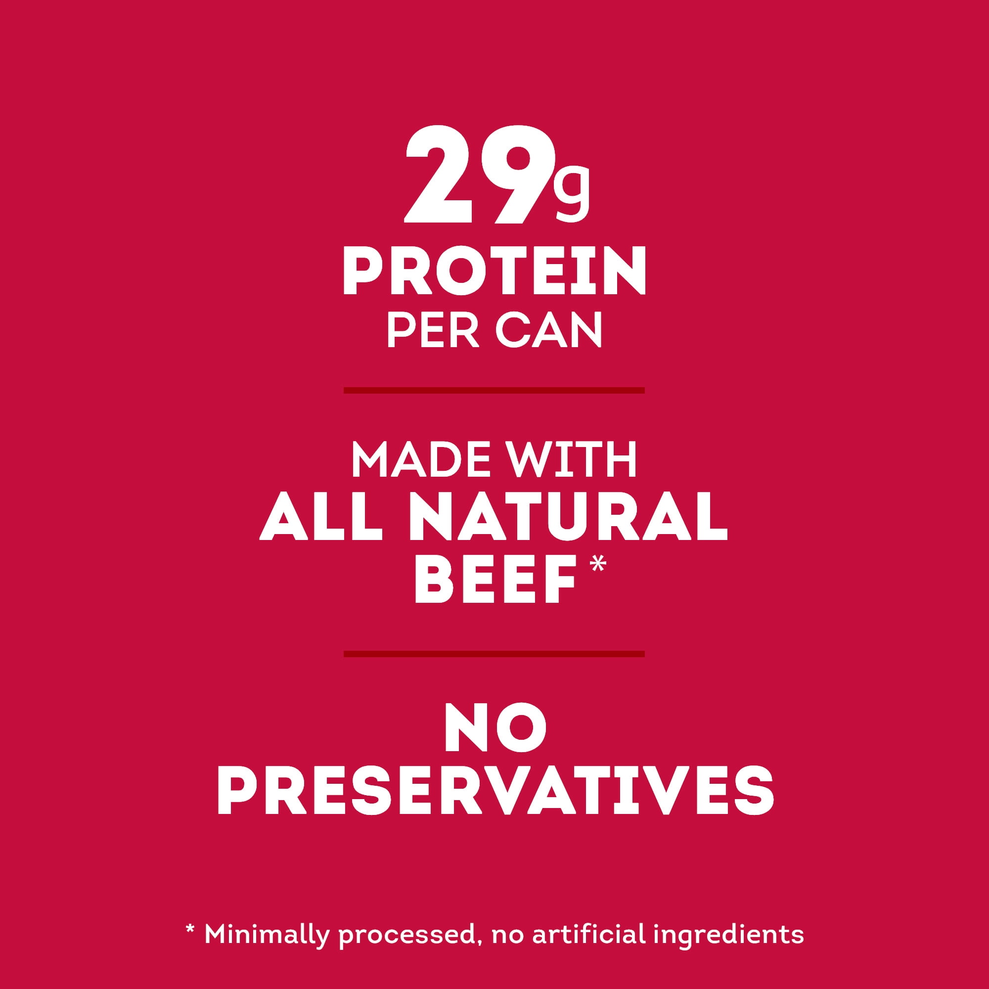 Wendy's Chili With Beans, 29g Protein Per Serving, Canned Chili, 15 oz. Can