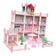 thumbnail image 3 of Juego de casa de muñecas perfke completamente amueblado con luces Estilo A, 3 of 9