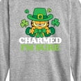 thumbnail image 3 of Garfield - Charmed Im Sure - Toddler And Youth Long Sleeve Graphic T-Shirt, 3 of 5