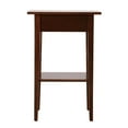 thumbnail image 4 of Home Furniture Modern Dalton 1-Drawer Cappuccino Nightstand (28"H X 14"W X 18"D), 4 of 6