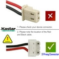 thumbnail image 2 of Kastar 1-Pack Battery Replacement for Honeywell 300-03866, Honeywell LCP500-4B, Honeywell LYNXRCHKIT-SHA, Honeywell OSA214, ADT Honeywell Lynx Plus, Honeywell Lynx 5100, Honeywell Lynx 5200 Alarm, 2 of 7