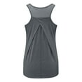 thumbnail image 5 of BYHONG Women’s Workout Blouse Racerback Tank Top for Women Mesh Yoga Shirt Grey L, 5 of 6
