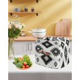 thumbnail image 5 of Black Aztec Stand Mixer Dust Cover with Storage Pocket & Handles,Ethnic Southwest Boho Farmhouse Aesthetic Fits All Tilt Head & Bowl Lift Kitchen Appliance Cover Organizer Bag Accessories,4.5-5 Quart, 5 of 6