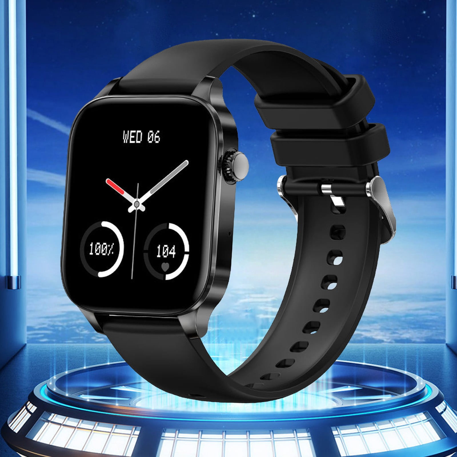 Bdday Smart Watch Full Screen Smart Watches For Android IOS Phones Smart Fitness Watch For Women Man Smartwatch