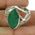 thumbnail image 2 of Green Onyx Gemstone Ring, Fine Jewelry For Women, Bridesmaid Gifts, Friendship Gift, Family Gift, Bohemian Ring, Victorian Ring, Daughter Gifts, Unique Gifts For Mom (green-onyx, Size 7), 2 of 3