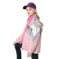 thumbnail image 5 of Uccdo Boys Girls Hooded Windbreaker Rain Jackets With Detachable Fleece Sweatshirts, Kids 2-in-1 Warm Fleece Lined Parka Coats Raincoats 3-13Y, 5 of 7
