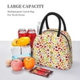 thumbnail image 5 of Pofeuu Colorful Leaves Print Lunch Bag for Adult Insulated Lunch Box,Leakproof Cooler Food Lunch Containers Reusable High Capacity Lunch Tote Bags-One Size, 5 of 6