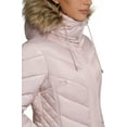 thumbnail image 3 of Kenneth Cole Women's 17QMP124 Quilted Chevron Puffer Jacket - Rose Dust- M, 3 of 4