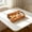 Yellow-4S, variant on MMJ Imitation Woven Serving Tray with Handles Rectangular Storage Basket Decorative Fruit Bowl Kitchen Countertop