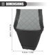 thumbnail image 5 of Funda universal para palanca de cambios de coche, funda para palanca de cambios, funda para palanca de cambios automática, moderna, piel sintética, negro y gris, 5 of 7