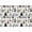 White-1, variant on Christmas Dining Placemats Set of 4, 12x17 Inch Plastic Table Mats - "Let it Snow" Winter Theme for Holiday Party Indoor Outdoor Use