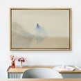 thumbnail image 2 of PixonSign Framed Canvas Print Wall Art Pastel Watercolor Paint Stroke Landscape Nature Wilderness Illustrations Modern Art Decorative Minimal Rustic for Living Room, Bedroom, Office - 16"x24" NATURAL, 2 of 5
