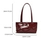 thumbnail image 5 of Bolso Hobo Elegante Kuymtek con Lazo para Mujer Cierre Cuero PU Fiesta, 5 of 9