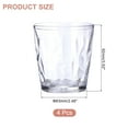 thumbnail image 2 of Vasos de acrílico de 10oz Uxcell, 4Pack, vasos reutilizables de plástico para el hogar y al aire libre, transparentes, 2 of 7