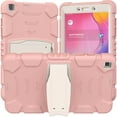 thumbnail image 2 of XYX Case for Samsung Galaxy Tab A 8.0 inch (SM-T290/SM-T295), Dual Layer Slim Heavy Shockproof Rugged Protective Cover Case with Kickstand (Cherry Pink), 2 of 7