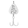 thumbnail image 1 of Señuelo de pesca Anzuelo de pesca grabado Regalo de pescador Equipo de pesca, 1 of 5