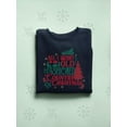 thumbnail image 3 of Old-Fashioned Country Christmas Men's Sweatshirt, 3 of 4