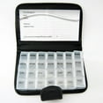 thumbnail image 3 of Deluxe 7 Day Pill Organizer Dispenser Box In Wallet Travel Case Weekly Medicine, 3 of 7