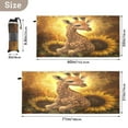 thumbnail image 4 of Qxltty Giraffe Sunflower Illustration Beach Towel Sand Free Bath Towel Absorbent Quick Dry Soft Lightweight Blanket for Travel Gym Camping 60x30in, 4 of 9