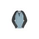 thumbnail image 1 of Aeropostale - Camiseta henley raglán a rayas para hombre, gris, extragrande Aeropostale henley, 1 of 1