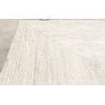 thumbnail image 3 of Indian White-Beige Scandinavian rug. Pattern Hemp Jute Rug. Ivory&Beige Rug. Handwoven Rug. 100% Natural Rug, 3 of 5