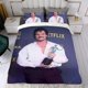 thumbnail image 4 of Pedro Pascal Conjunto de sábanas temático, trío de piezas, cómodo y amigable con la piel, diseño único, regalo de decoración para el hogar para familiares, amigos y fans, 90 cm * 190 cm, 4 of 6