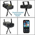 thumbnail image 4 of Party Light DJ Disco Lights TONGK Stage Lighting Projector Sound Activated Flash Strobe Light with Remote Control for Parties Home Show Bar Club Birthday KTV DJ Pub Karaoke Christmas Holiday, 4 of 9