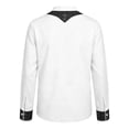 thumbnail image 6 of Zylarhe Boys Halloween Shirts Seaside Explorer Long Sleeve Tee with Whale Graphic Kids White 9-10 Years, 6 of 6
