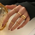 thumbnail image 1 of Conjunto de anillos de oro para mujcon cadena de sJMpiente para niñas Vi, 1 of 5