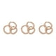 thumbnail image 4 of 3 uds Cuerda para el cabello bandas de goma roscadas Qarigey color crema, 4 of 6