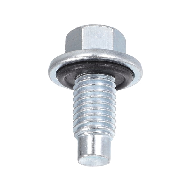 Tapón de Drenaje de Aceite Unique Bargains Reparación de Rosca de Cárter No.11519933 para Buick Tono Metálico Plateado 1 Pc