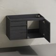 thumbnail image 6 of St. Tropez 36" Wall-Mounted Bathroom Vanity Cabinet without Top in Black Oak, 6 of 8