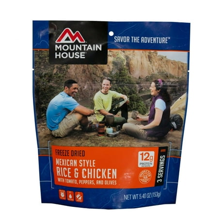 - Mountain House Mexican Style Chicken with Rice