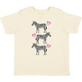 thumbnail image 3 of Inktastic Zebra Cute Safari Animal Girls Toddler T-Shirt, 3 of 5
