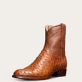 thumbnail image 5 of Botas de jinete de caña baja para hombre, de piel sintética sintética, con tacón bajo y cabeza redonda, talla 38-48, 5 of 5