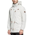 thumbnail image 4 of Yusimy Men's 3-in-1 Detachable Two-Piece Windproof Water-Repellent Jacket Zip-Front Pocket Long Sleeve Hooded Outdoor Jacket Solid Color Functional Outdoor Style, 4 of 6