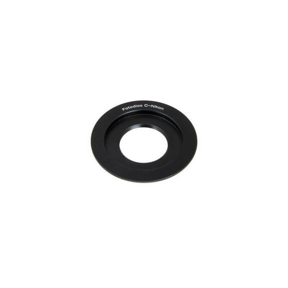 Fotodiox Lens Mount Adapter for C-Mount CCTV / Cine Lens to Nikon F Mount SLR Camera Body