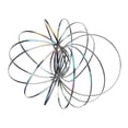 thumbnail image 2 of 3d Flow Ring Toys Spring Infinity Arm Juggle Dream Dance Stress Relief Toy, 2 of 5