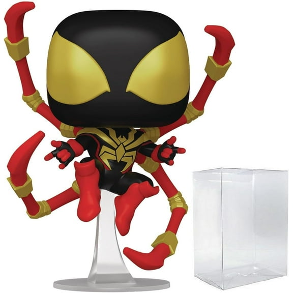 Miles Morales Iron Spider Funko Pop! Spider-Man Comics - Collectible Vinyl Figure #1448 with Case