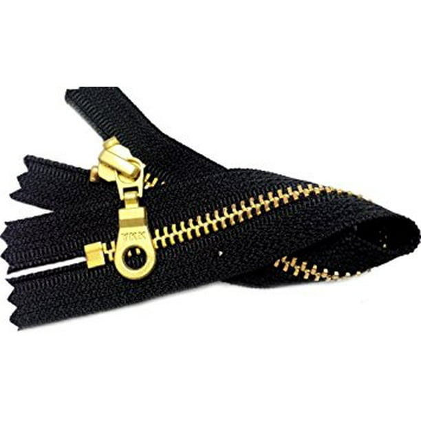 Zipperstop Wholesale YKK Sale 8" Brass Finished (Special Custom) YKK