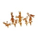 thumbnail image 5 of Estacas de conejo para jardín, decoración de patio, estacas decorativas de animales, silueta de conejo para césped, Patio, maceteros, porche, 5 uds., 5 of 8