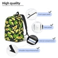 thumbnail image 4 of Yiaed Fresh Avocado Print Backpack, Premium Laptop Backpack, Travel Backpack for Women, Lightweight Backpacks, Comfortable Back Pack-Small, 4 of 7