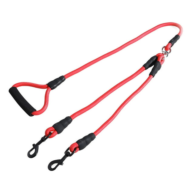 CTIRCHIU Corde Double Tête PP Pratique pour Propriétaires de Chiens 1Ensemble