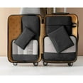 thumbnail image 6 of Oggfader 7-Piece Travel Packing Cubes with Compression, Eco-Friendly Luggage Storage Bags, Space-Saving Organizer for Suitcase, Black, 6 of 6
