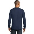 thumbnail image 2 of Long Sleeve Essential T-Shirt. Navy. 2XL, 2 of 4