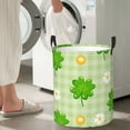 thumbnail image 6 of Uemuo St Patrick's Day11 Pattern Circular Laundry Hamper Basket with handles,Collapsible laundry basket,Large capacity laundry hamper,Laundry Organizer-Small, 6 of 8